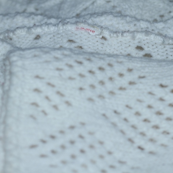 White Cotton Sweater - Picture 7 of 7